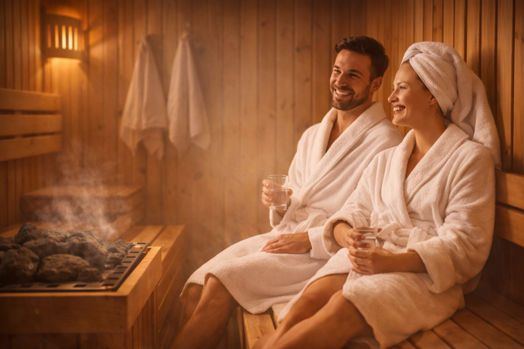 Entspannen bei Halle, Leipzig, Bitterfeld - ruhige Saunalandschaft