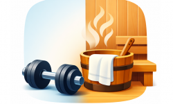 Fitness-Studio und Sauna
